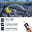 SF22R 113dB Wireless Remote Control Vibration Alarm Anti-Theft Device for Bicycle Motorcycle Electric Scooter - Black+Square Remote - 2