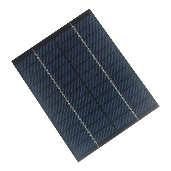 6W Solar Panel Charger Type-C Port 12V Polycrystalline Silicon Solar Charging Board for Security Camera - 210X165mm - 5