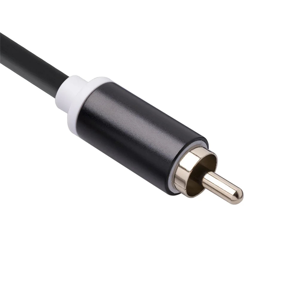 RCA Female to Dual 2-RCA Male Adapter Stereo Splitter Y Audio Cable - 7