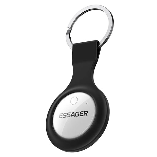 ESSAGER Smart Tag Tracker Anti-Lost Device Keys Bags Locator Compatible with Find My App - Black - 1
