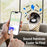 ESSAGER Smart Tag Tracker Anti-Lost Device Keys Bags Locator Compatible with Find My App - Black - 6