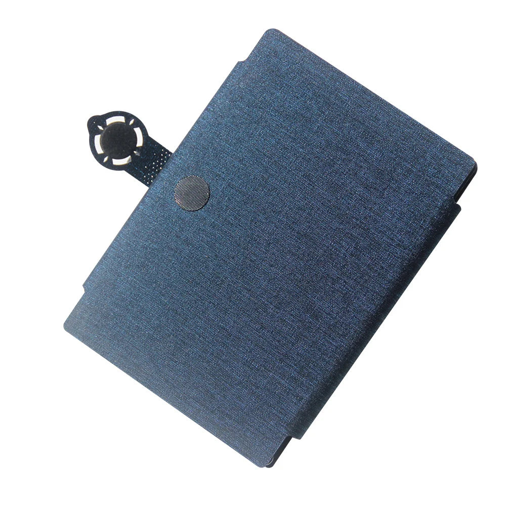 20W 5-Panel Foldable Solar Charging Panel with USB + Type-C Output IPX6 Waterproof Outdoor Solar Charger - Blue - 7