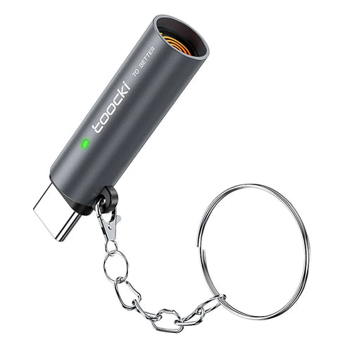 TOOCKI TG15 USB-C Mini Electronic Lighter Tungsten Coil Flameless Windproof Portable Blow Lighter for Outdoor - 1