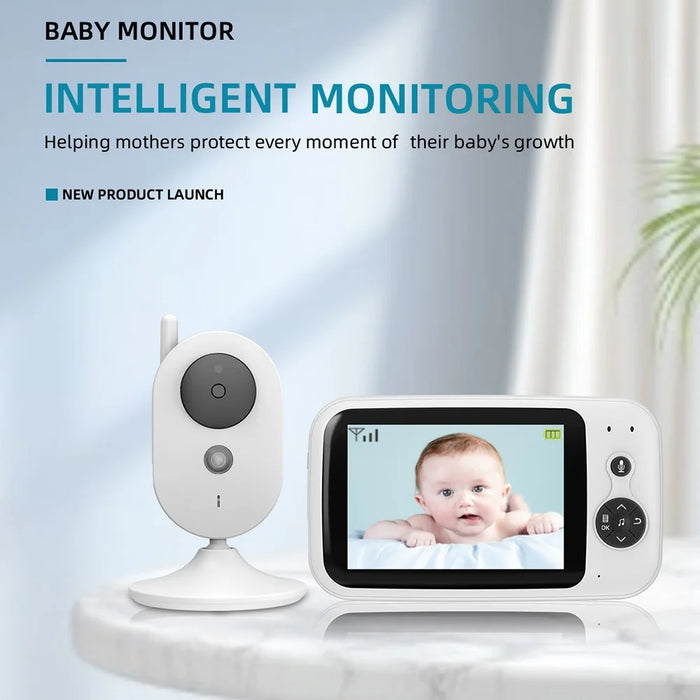ZR303B Baby Monitor 2.4GHz Wireless 3.2 Inch LCD Two-Way Audio Temperature Alert Night Vision Indoor Security Camera - 2