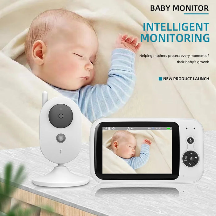 ZR303B Baby Monitor 2.4GHz Wireless 3.2 Inch LCD Two-Way Audio Temperature Alert Night Vision Indoor Security Camera - 4