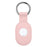 For Xiaomi Tag Tracker Silicone Case Dustproof Portable Protective Cover with Keychain Ring - Pink - 1