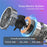 MIXIO GS-12 Portable Turbo Fan 18000RPM Ice Cooling Handheld Fan for Travel Outdoor - Rose Gold - 6