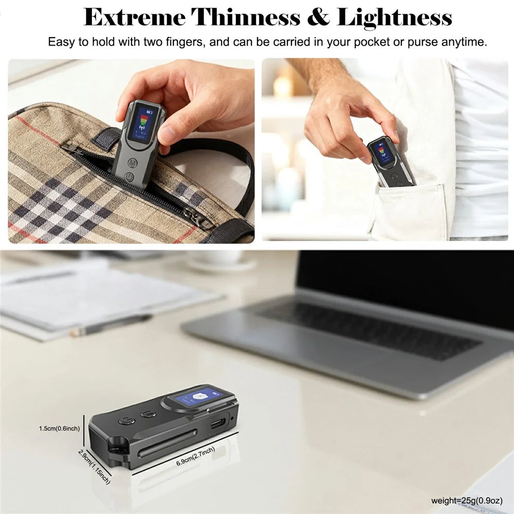 T2 Smart Detector GPS Signal Camera Bug Finder Anti Spy Privacy Protection Device Hidden Camera Detector - 6