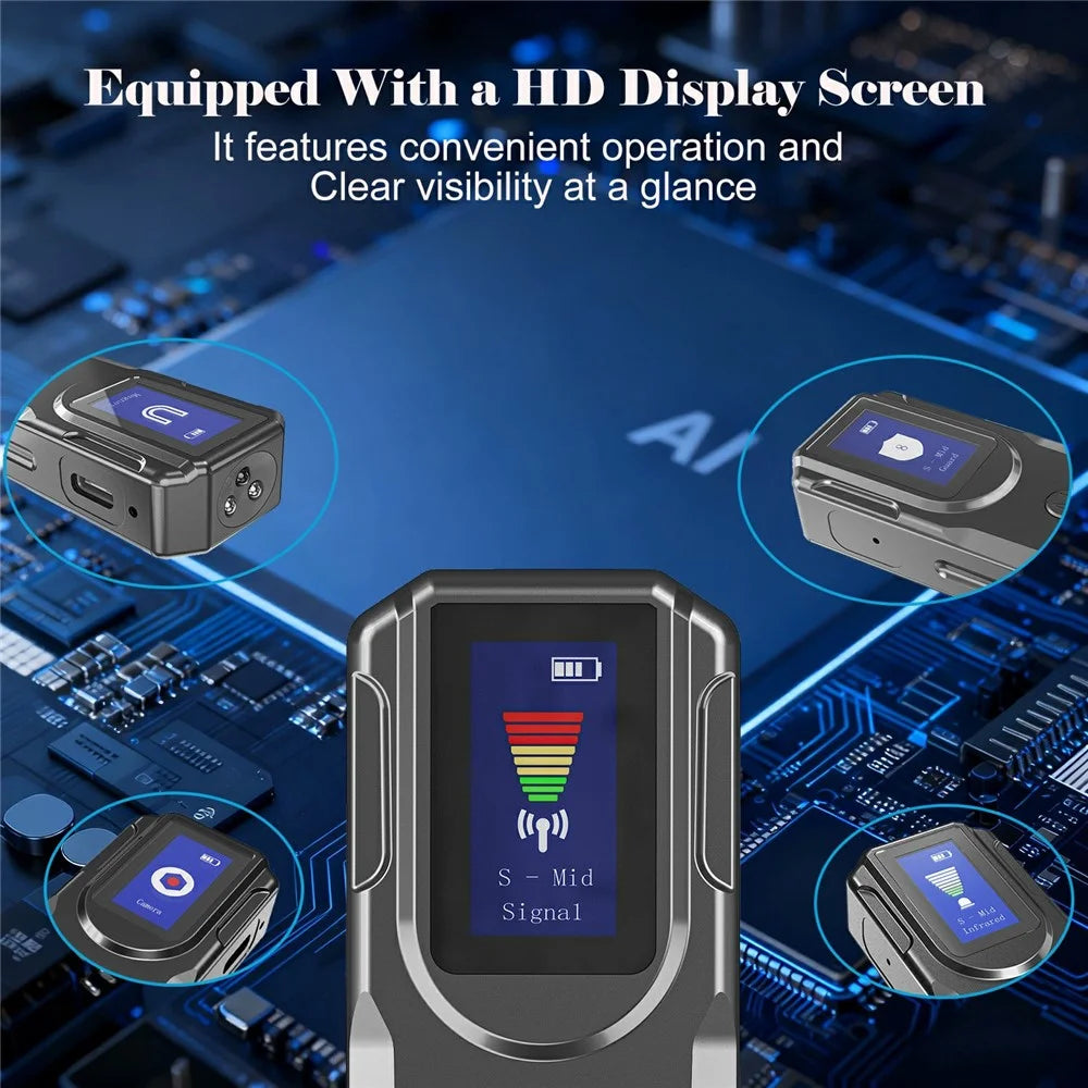 T2 Smart Detector GPS Signal Camera Bug Finder Anti Spy Privacy Protection Device Hidden Camera Detector - 7
