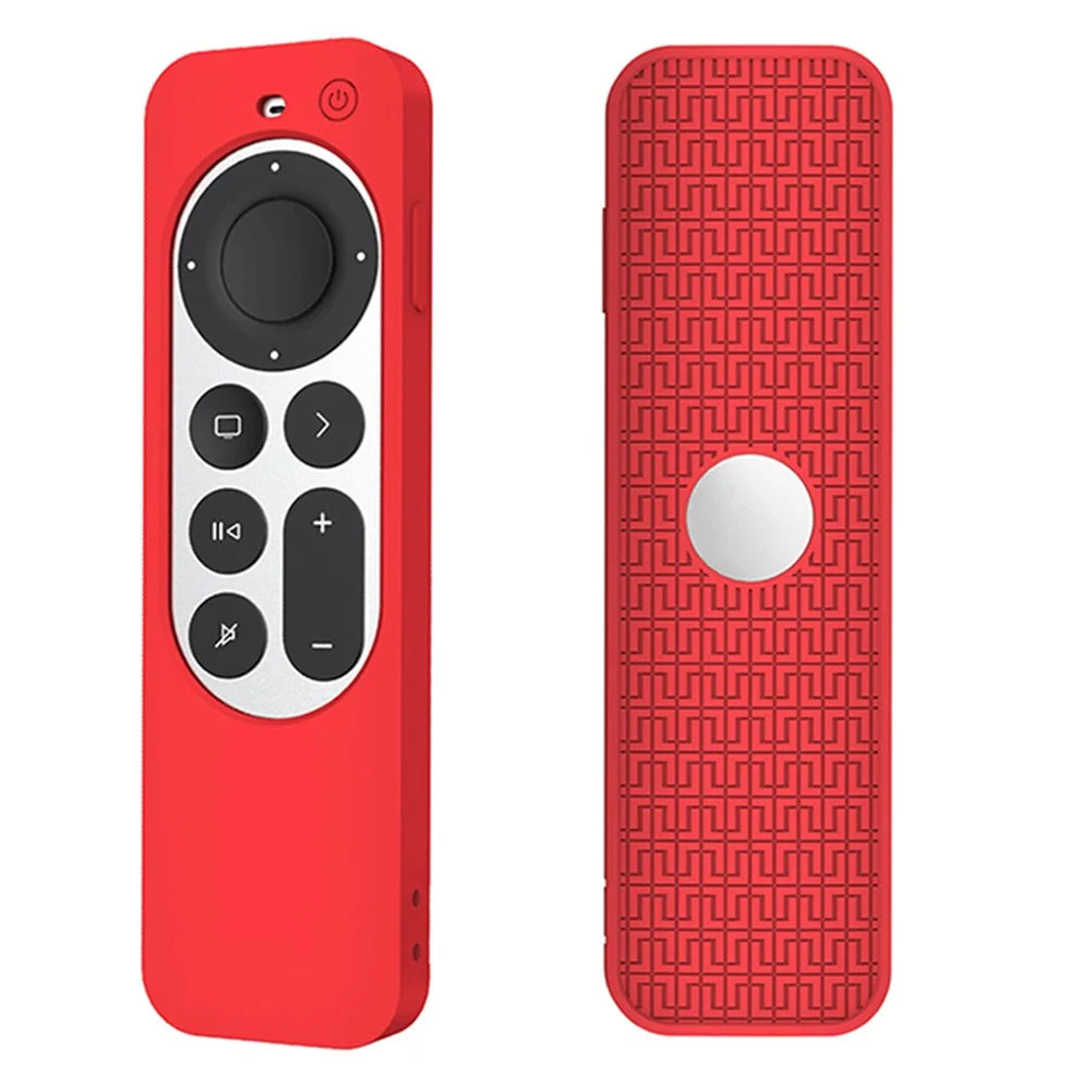 Remote Controller Silicone Protective Sleeve Cover for Apple TV 4K 2021 / Apple TV 2022 (Gen 7) - Red - 1