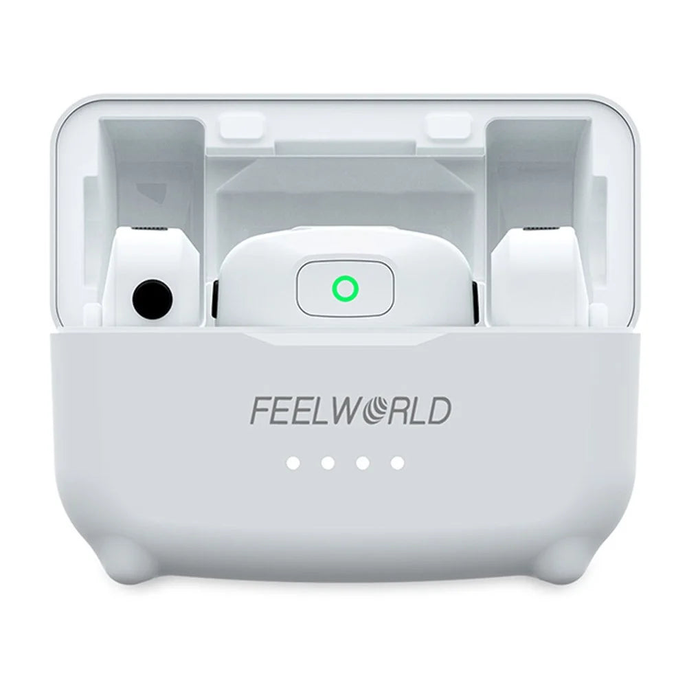 FEELWORLD LM1-W Wireless Lavalier Microphone Set with USB-C Receiver, Noise Reduction Mini Mic for Phone Camera PC - 2