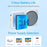 FEELWORLD MC4 4.02 Inch Magnetic Wireless Selfie Monitor Screen Bluetooth-compatible Remote Control Camera Mirroring Screen for Vlog Live Streaming iPhone Android - 2