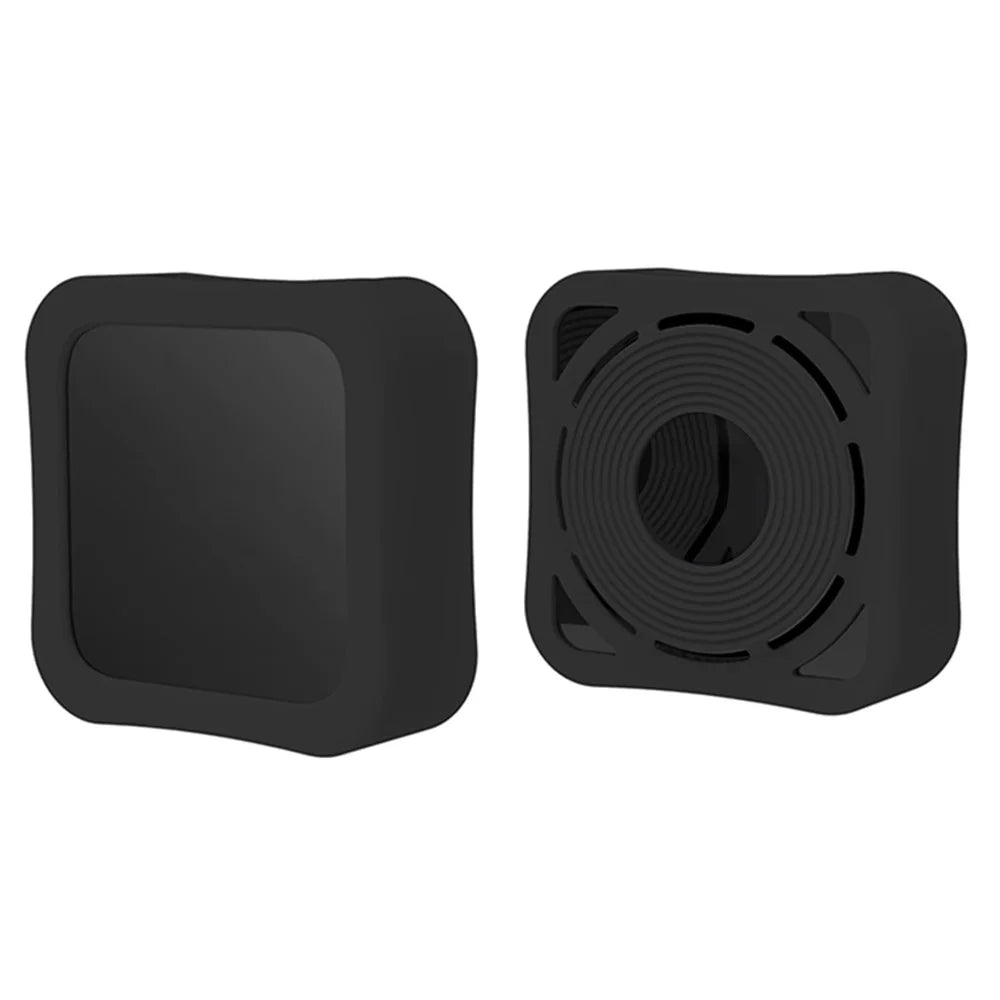 Anti-drop Set-top Box Soft Silicone Protective Cover for Apple TV 4K 2021 - Black - 1