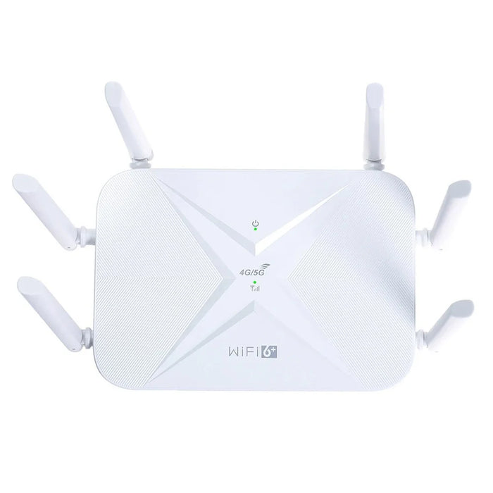 B625 4G WiFi 6 Router 300Mbps 6 Antenna 32 Devices 5000mAh Battery Wireless Router for Home Office - EU Plug - 7