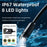 AN112 2m Hard Wire Endoscope Camera with iP (5-14) & Micro USB Adapter Waterproof 8-LED Inspection 8mm Camera Lens Borescope for Pipe Automotive - 5