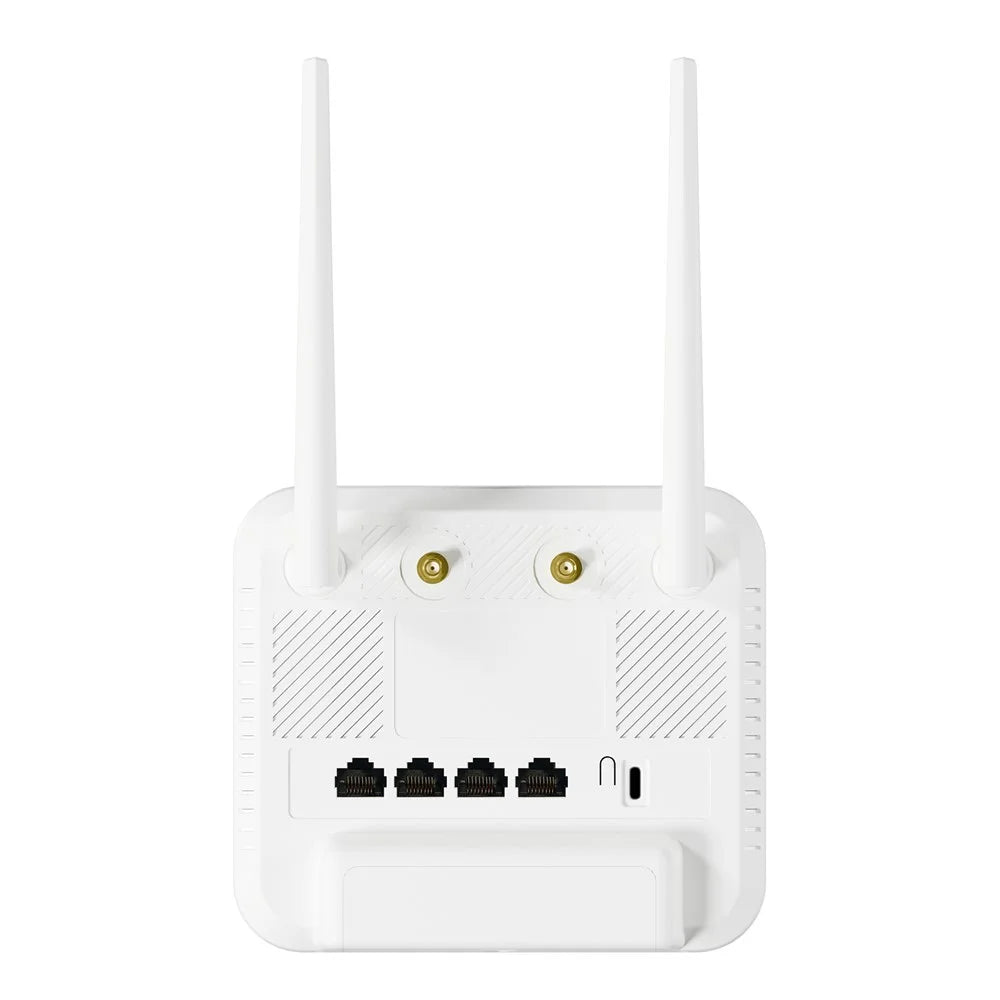 VEMO B312B 4G WiFi 6 Router 4500mAh Battery 300Mbps 4 LAN Ports Hotspot Wireless Router - 4