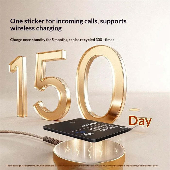 MOMAX BR18 PINCARD ULTRA MINI Wireless Charging UWB Tracker Tracking Device Anti-Lost Tracker for iOS - Black - 5
