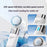 MOMAX IF21 1-Degree FREEZE Handheld Cooling Fan TEC Semiconductor 20°C Instant Cooling 100 Speed Levels Portable Fan for Outdoor Travel - White - 6