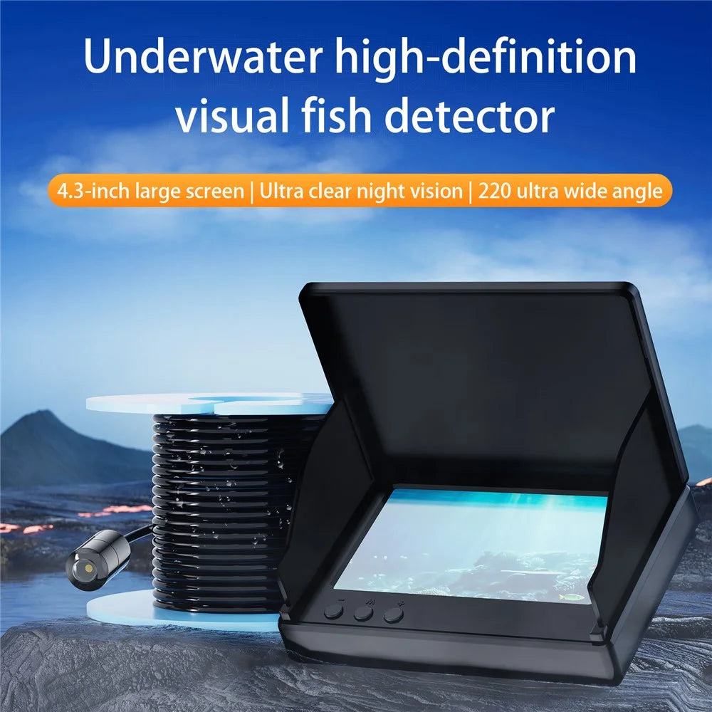 P300 Underwater Fish Finder 4.3 Inch HD Waterproof Fishing Camera with Night Vision  /  15m Cable - 2