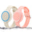 For Apple AirTag (2nd Generation) / AirTag Silicone Wristband Waterproof Protective Strap with Secure Closure Tracker Holder - Pink - 6