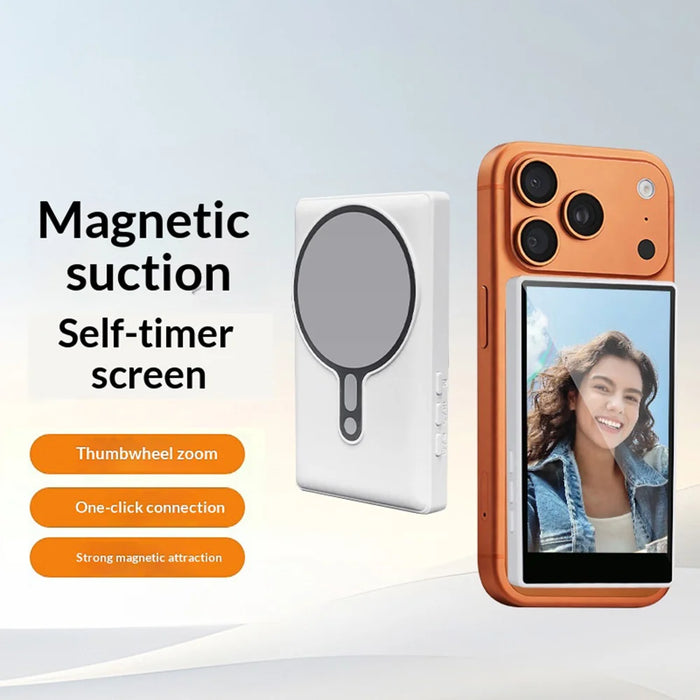 FUNSNAP T1 Plus Magnetic Selfie Screen 3.97 Inch Mobile Phone Mirror Display for Live Streaming - 2