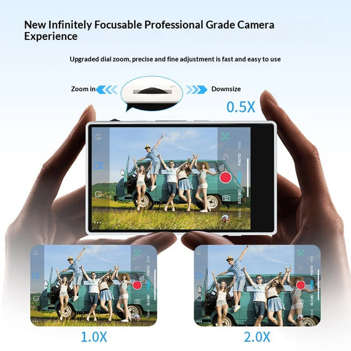 FUNSNAP T1 Plus Magnetic Selfie Screen 3.97 Inch Mobile Phone Mirror Display for Live Streaming - 4