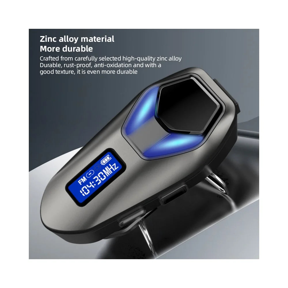 K13-2X Motorcycle Bluetooth-compatible Helmet Headphones IP65 Waterproof Wireless Headset for Riding Sports - Black - 3