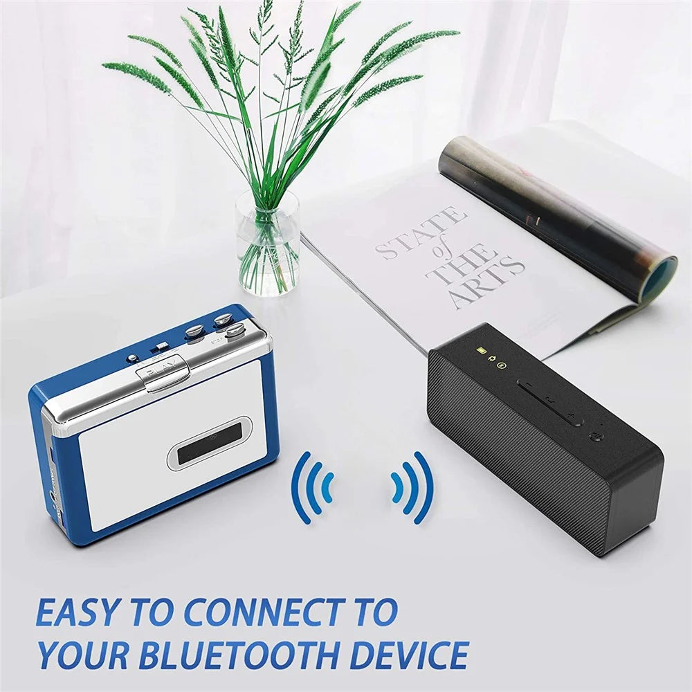 EZCAP 215 Walkman Bluetooth Cassette Player Converter Retro Tape Music to Bluetooth Earphone Speaker - 4