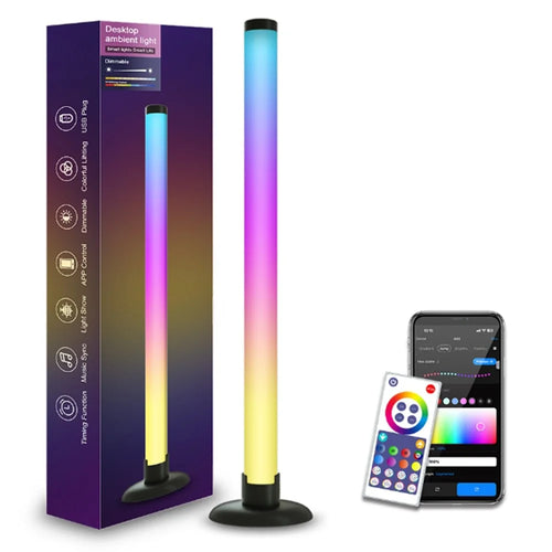SAL061 Gaming Desktop LED Atmosphere Lamp 360 Degree RGB Music Sync Smart APP Control USB Ambient Light - 1