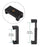 ADAI VK-01 Microphone with Handheld Tripod Phone Clamp Set for 3.5mm Audio Equipment - Black - 6