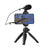 ADAI VK-01 Microphone with Handheld Tripod Phone Clamp Set for 3.5mm Audio Equipment - Black - 7