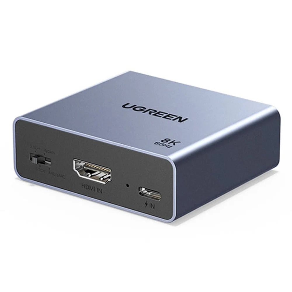 UGREEN CM677 HD Audio Splitter 8K 60Hz Optical Fiber 3.5mm Audio Adapter Converter for PS4 PS5 TV Laptop - 1