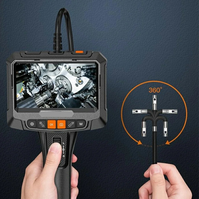 S10 8.5mm Single Lens 5 Inch IPS Screen Pipe Inspection Camera IP67 Waterproof Industrial Borescope - 2