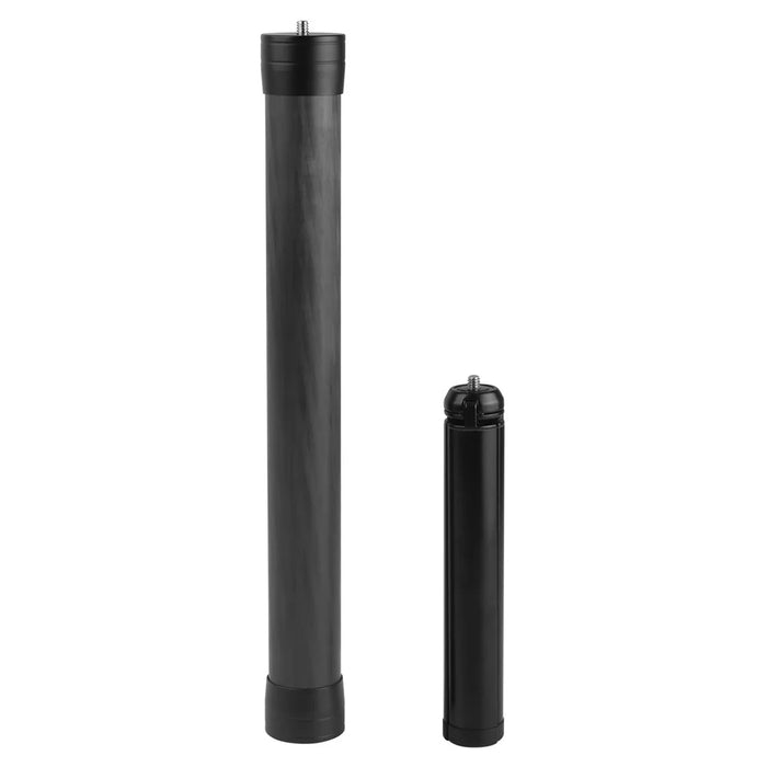 ADAI MC-35 Carbon Fiber Extension Pole Handheld Bar Telescopic Stick Rod with 1/4 inch Thread - Black - 7