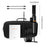 ST01 6mm Industrial Endoscope Camera with 1m Wire 360 Degree Rotation IP67 Waterproof OTG Tube Pipeline Inspection Tool - Black - 6