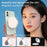 K04 Magnetic Selfie Ring Light with Mirror Foldable LED Fill Light Adjustable Brightness Phone Stand for Live Streaming - White - 3