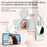 K04 Magnetic Selfie Ring Light with Mirror Foldable LED Fill Light Adjustable Brightness Phone Stand for Live Streaming - White - 5