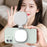 K04 Magnetic Selfie Ring Light with Mirror Foldable LED Fill Light Adjustable Brightness Phone Stand for Live Streaming - White - 7