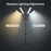 HD-150XJ 4-Arm Fill Light 3200K-5600K Adjustable Remote Control 65W LED Photography Light for Beauty Live Streaming - Black - 3