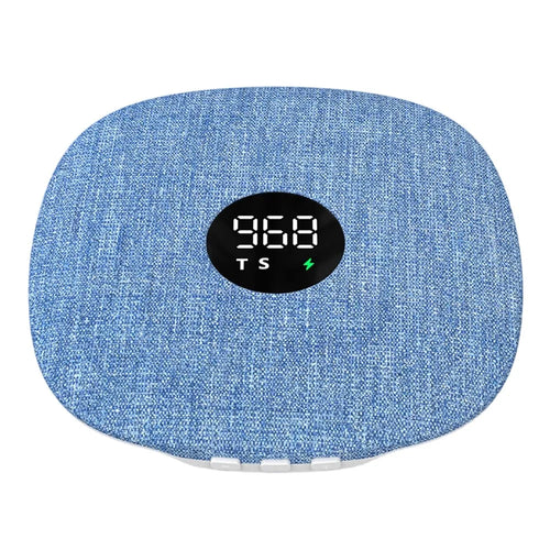 QY15 Sleep Speaker Under Pillow Sound Disc Bluetooth-compatible Bone Conduction Speaker - Blue - 1