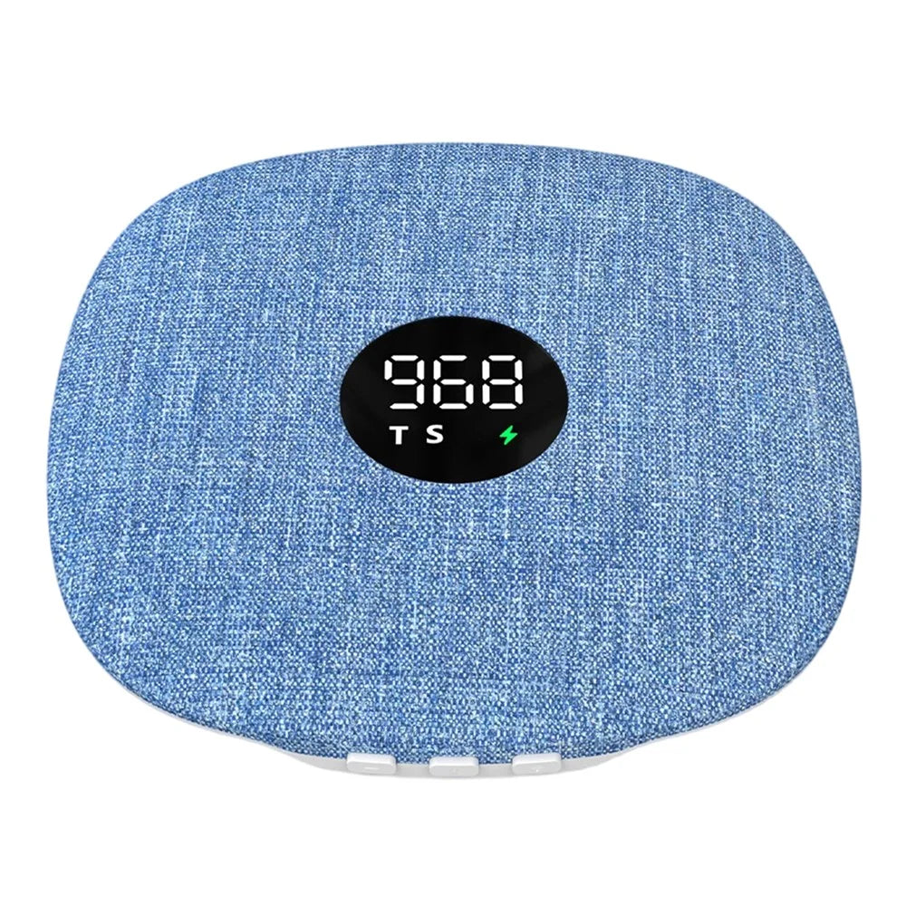 QY15 Sleep Speaker Under Pillow Sound Disc Bluetooth-compatible Bone Conduction Speaker - Blue - 1