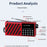 JOC H6138REC-S Solar Powered Digital Radio Bluetooth-compatible FM Recorder with Emergency Light - Red - 2