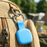 For Tile Mate (2024) Silicone Case Bluetooth-compatible Tracker Waterproof Protective Cover with Keychain - Sky Blue - 2