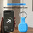 For Tile Mate (2024) Silicone Case Bluetooth-compatible Tracker Waterproof Protective Cover with Keychain - Sky Blue - 7