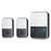 U500 IP44 Waterproof 45 Ringtones 4 Volume Levels 150-200m Range Wireless Doorbell Kit, 2 Transmitters + 1 Receiver - 1