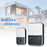 U500 IP44 Waterproof 45 Ringtones 4 Volume Levels 150-200m Range Wireless Doorbell Kit, 2 Transmitters + 1 Receiver - 2