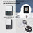 U500 IP44 Waterproof 45 Ringtones 4 Volume Levels 150-200m Range Wireless Doorbell Kit, 2 Transmitters + 1 Receiver - 6