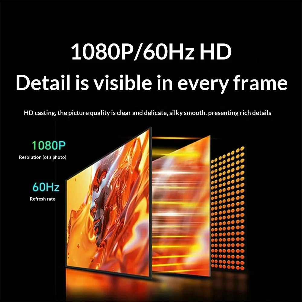 UGREEN S309-75500 Type-C Magnetic Phone Screen Mirroring Dongle HD 1080P / 60Hz 5.8G Wireless Transmitter and Receiver Kit - 5