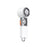 X80 Semiconductor Cooling Handheld Fan 100-Speed Adjustable Digital Display Pocket Fan with Power Bank Function - White - 2