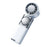 X80 Semiconductor Cooling Handheld Fan 100-Speed Adjustable Digital Display Pocket Fan with Power Bank Function - White - 3